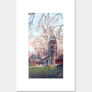 ST JOHNS CHURCH WAPPING LONDON AT SUNRISE Posters and Art